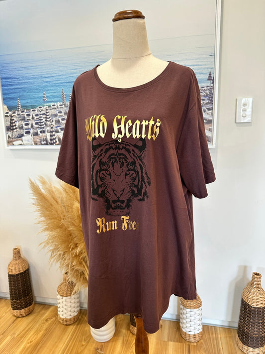 CCX T-Shirt - Medium - Wild Hearts - Brown