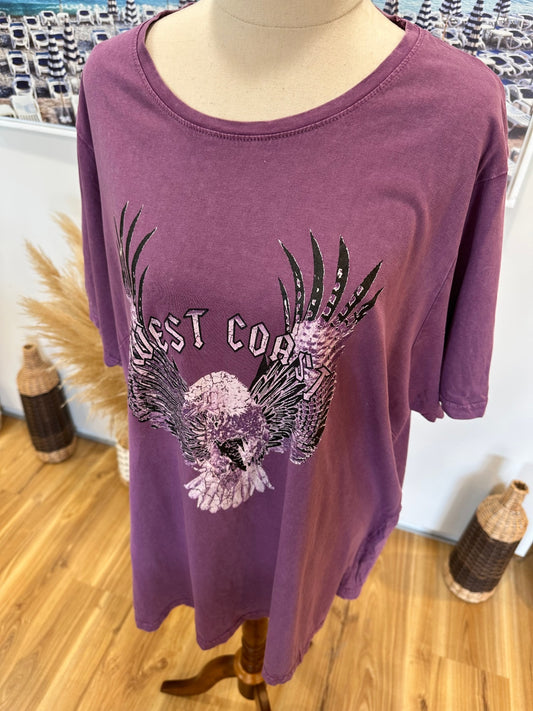 CCX T-Shirt - Medium / Large - West Coast - Purple
