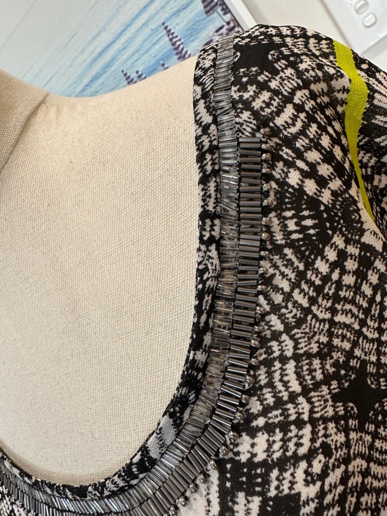 City Chic - Dress - Size 18 - Aztec Print Black/White [New without tags]