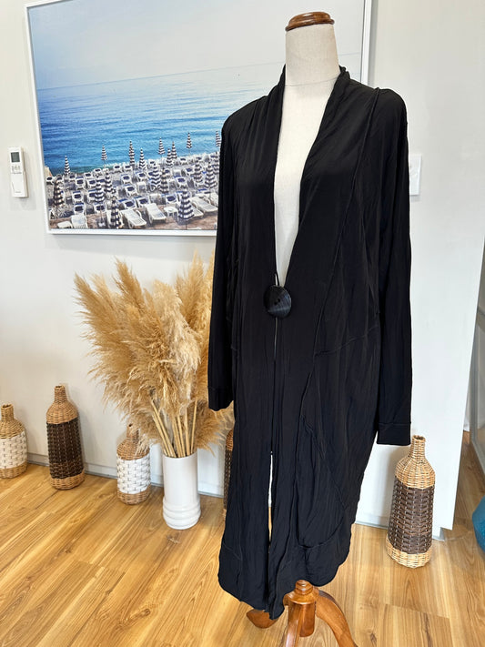 Taking Shape Cardigan - Large / Extra Large - Black