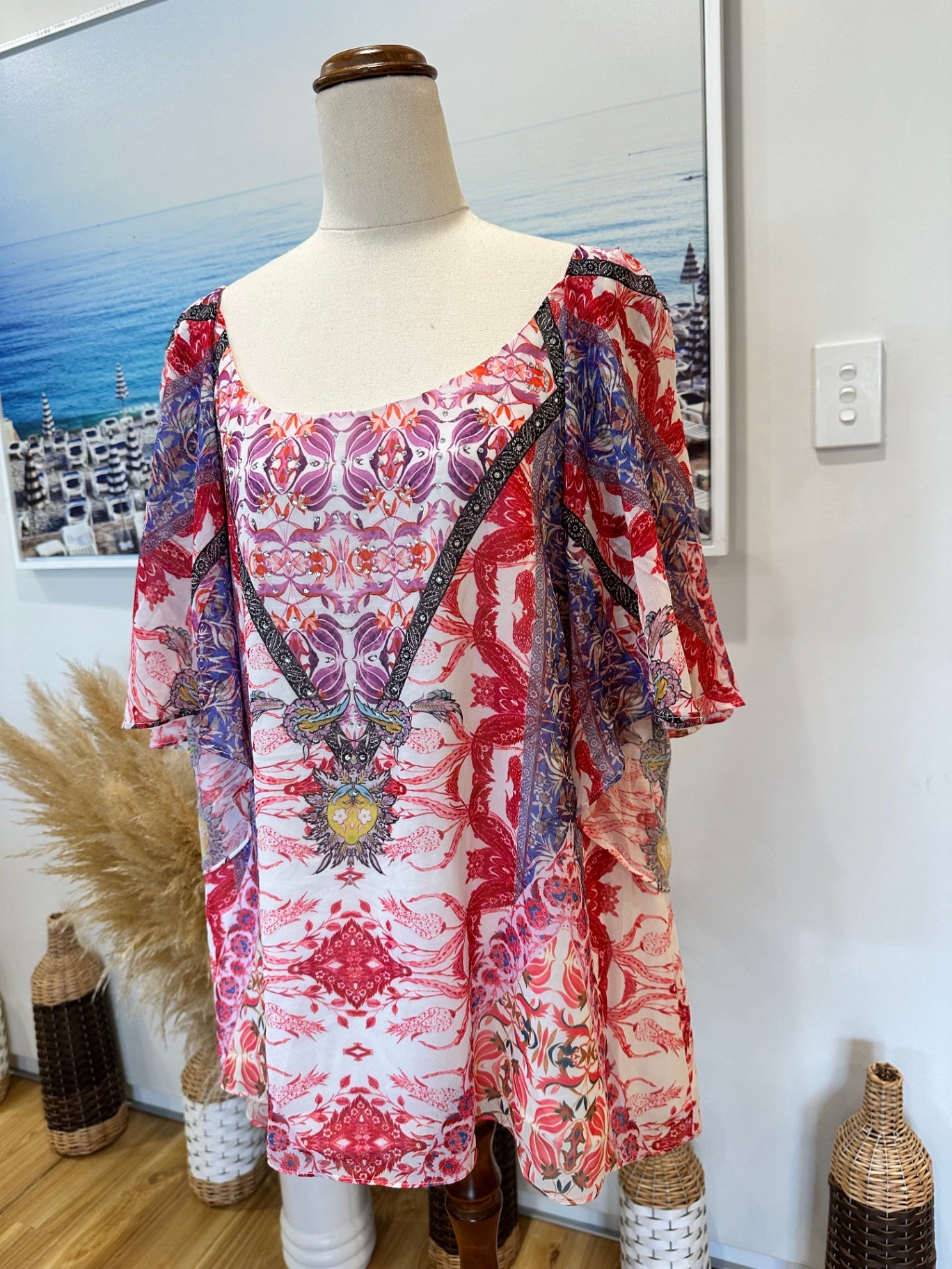 City Chic - Bohemian Blouse - Size 18 - [New without tags]