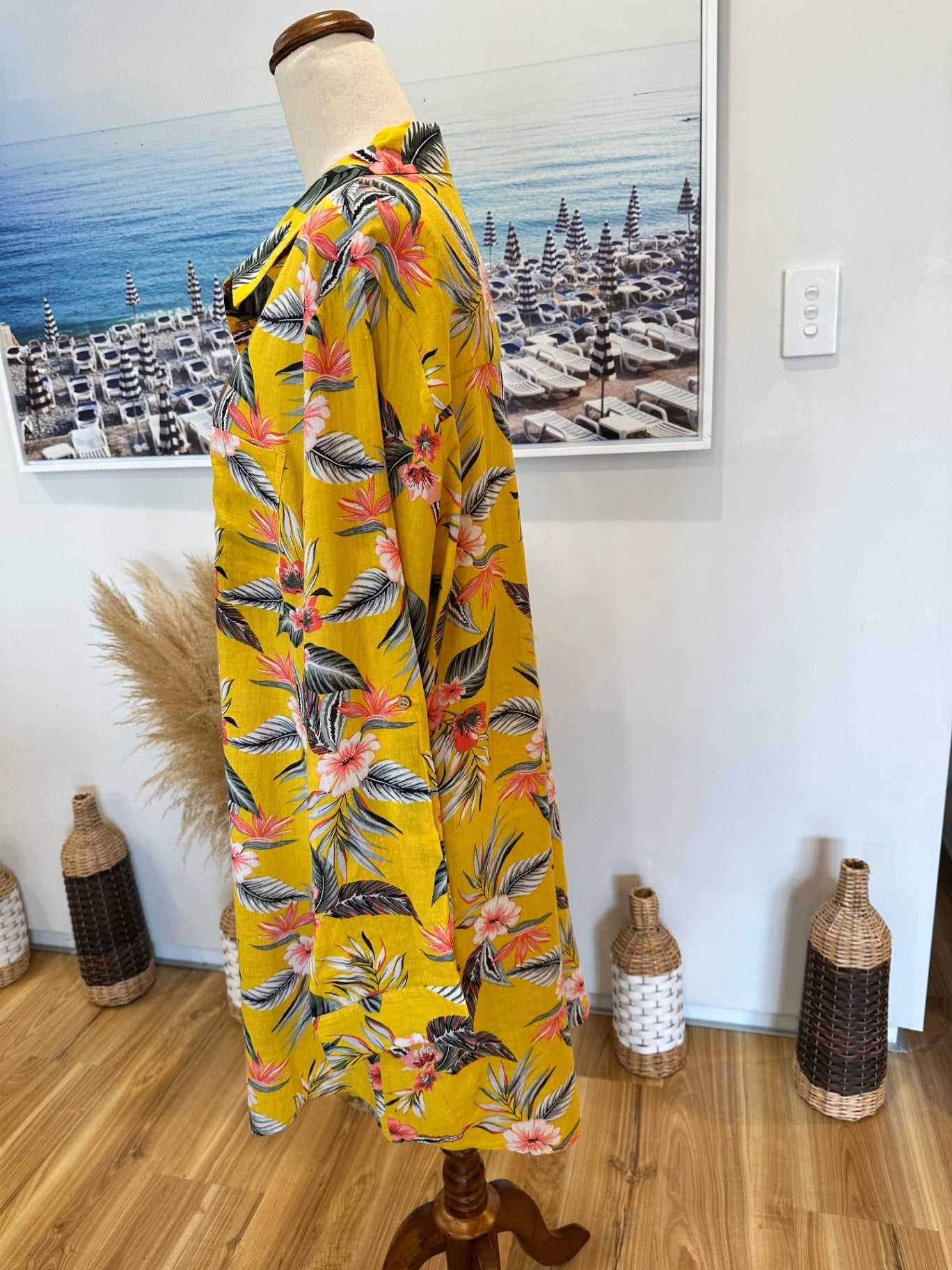 [SALE] Pagani Tropical Longline Shirt - Size 16