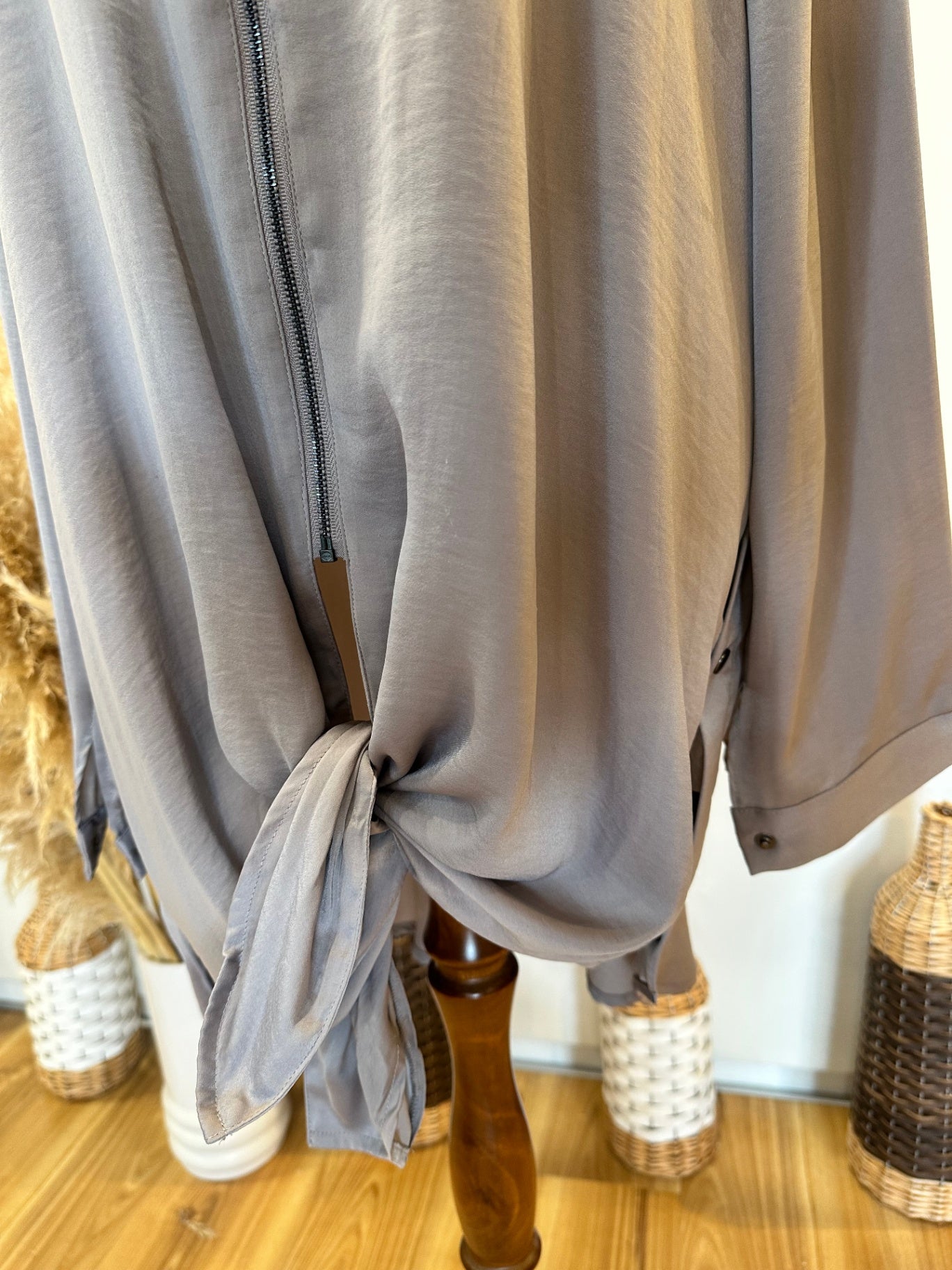 [SALE] Mineral Blouse - Grey - Size 18 [New without tags]