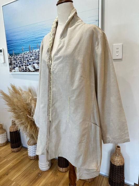 [SALE] Trelise Cooper - Blouse - Size 18 - Beige - [New without tags]