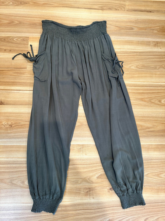 Boho Pants - Khaki - Size 16