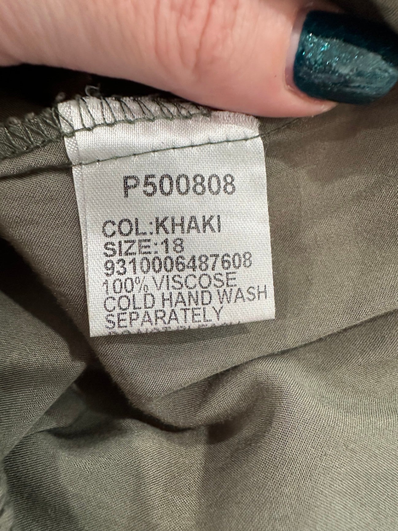 Boho Pants - Khaki - Size 16