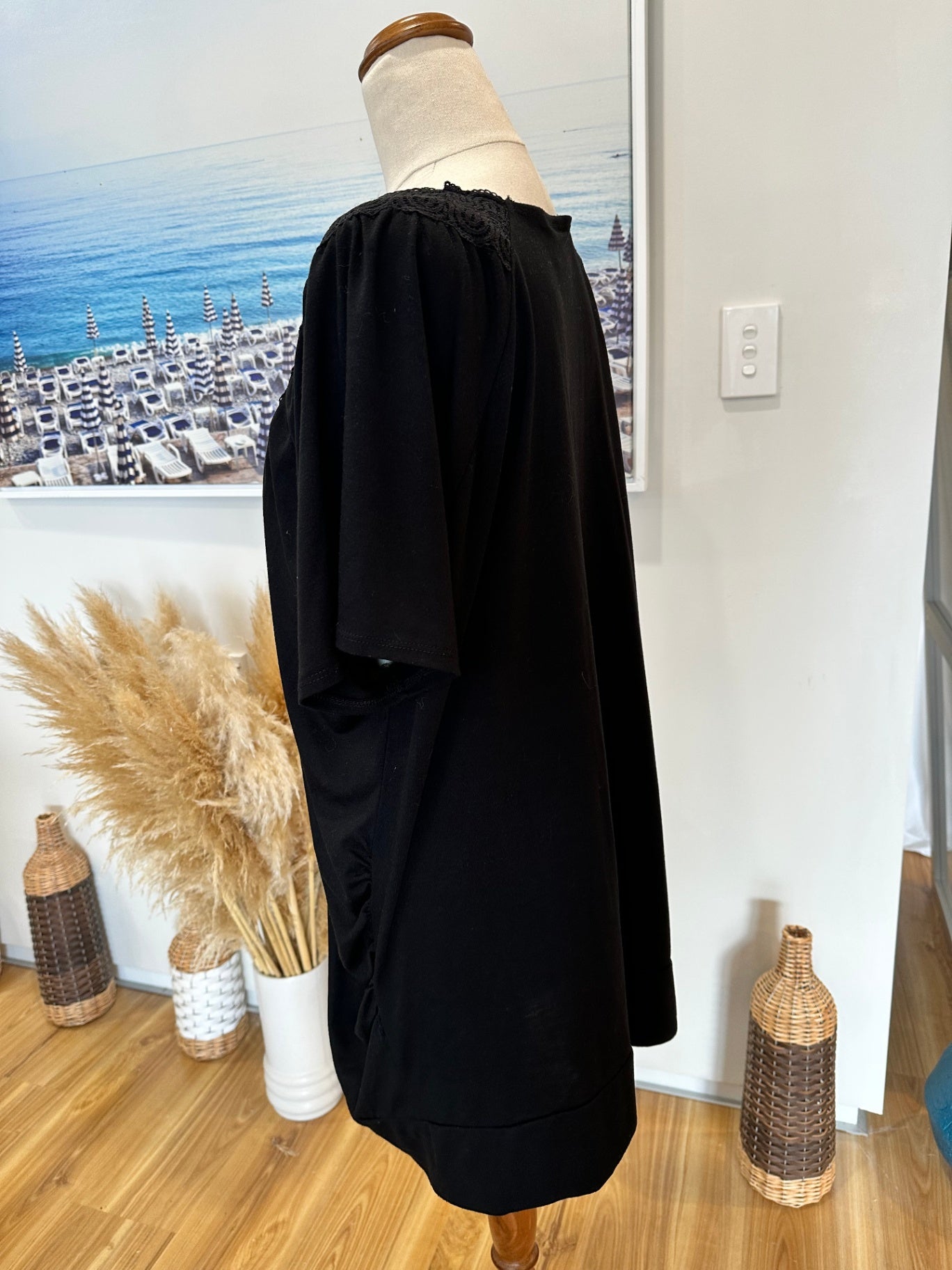 [SALE] Wild Child - T-Shirt with Embellishments - 3XL - Black