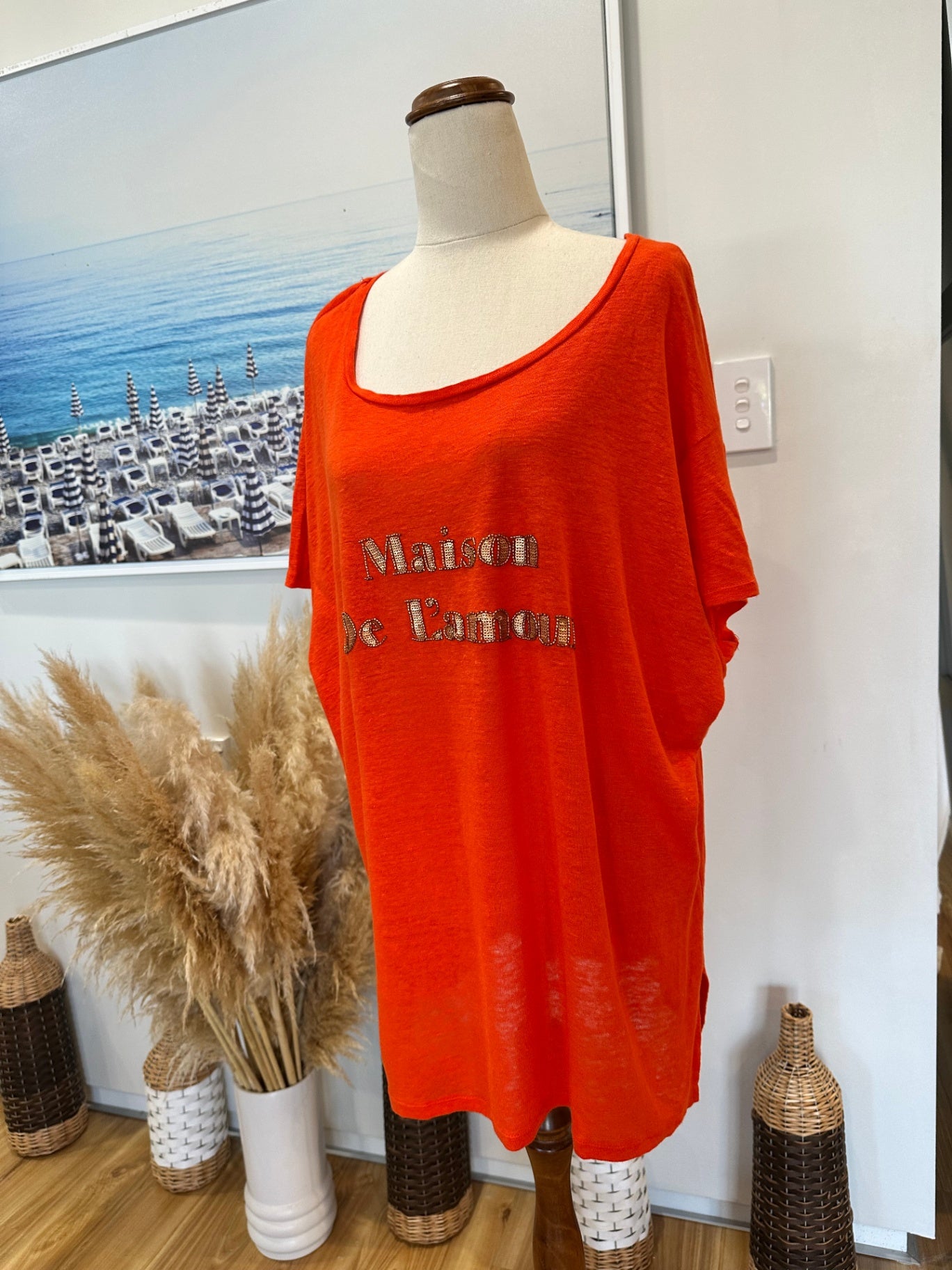 Seed - Top - Extra Large - Orange [New without tags]