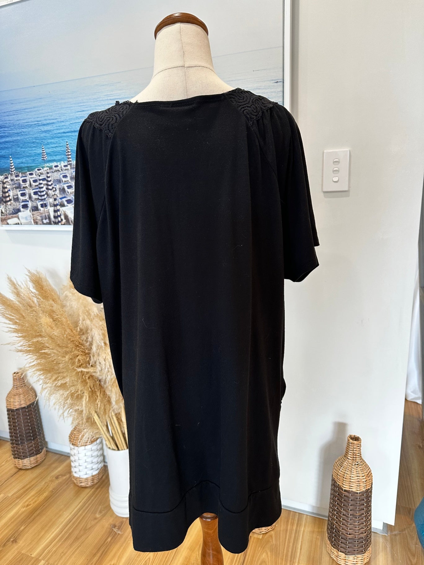 [SALE] Wild Child - T-Shirt with Embellishments - 3XL - Black