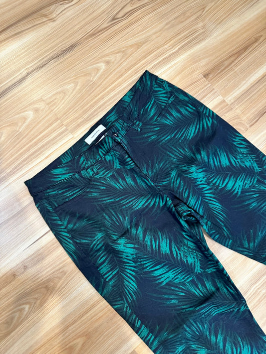 Country Road Pants - Size 14 - Green and black tropical [New without tags]
