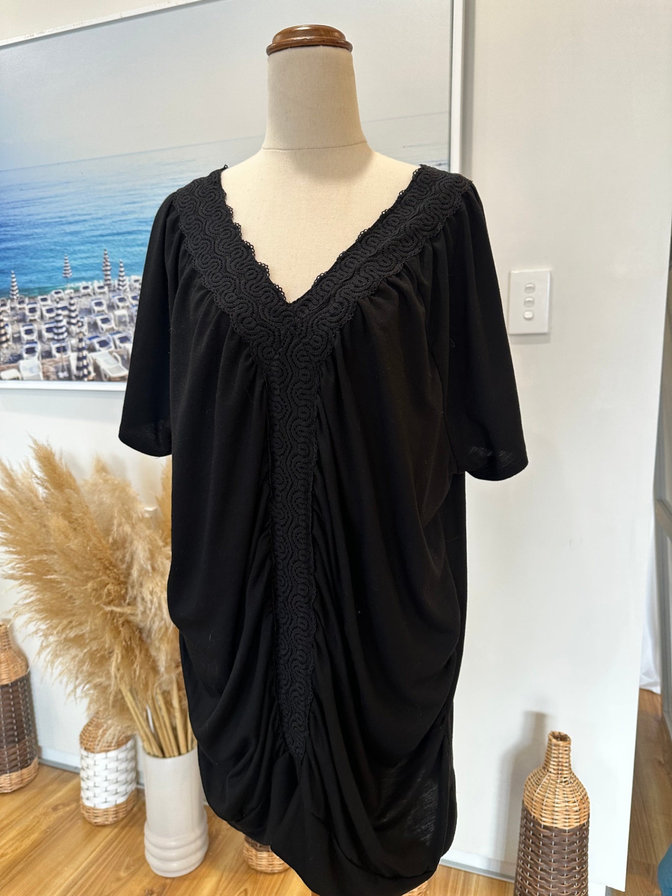 [SALE] Wild Child - T-Shirt with Embellishments - 3XL - Black