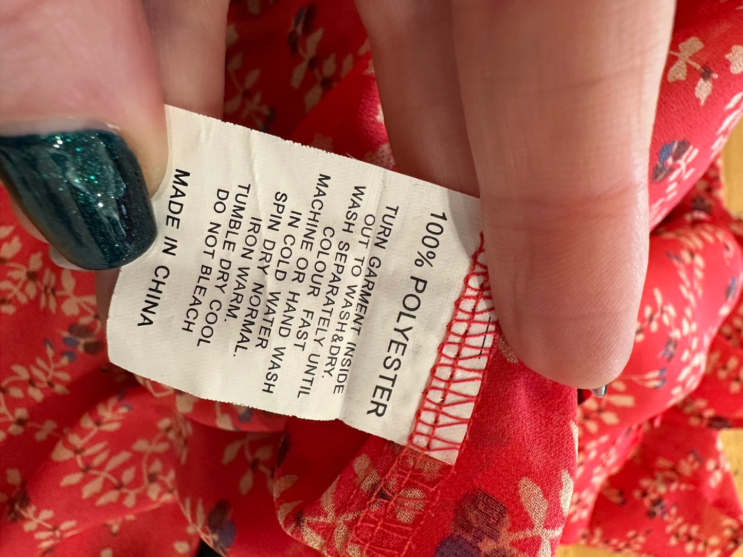 Merric - Bohemian Blouse - Size 18 - Cherry Red