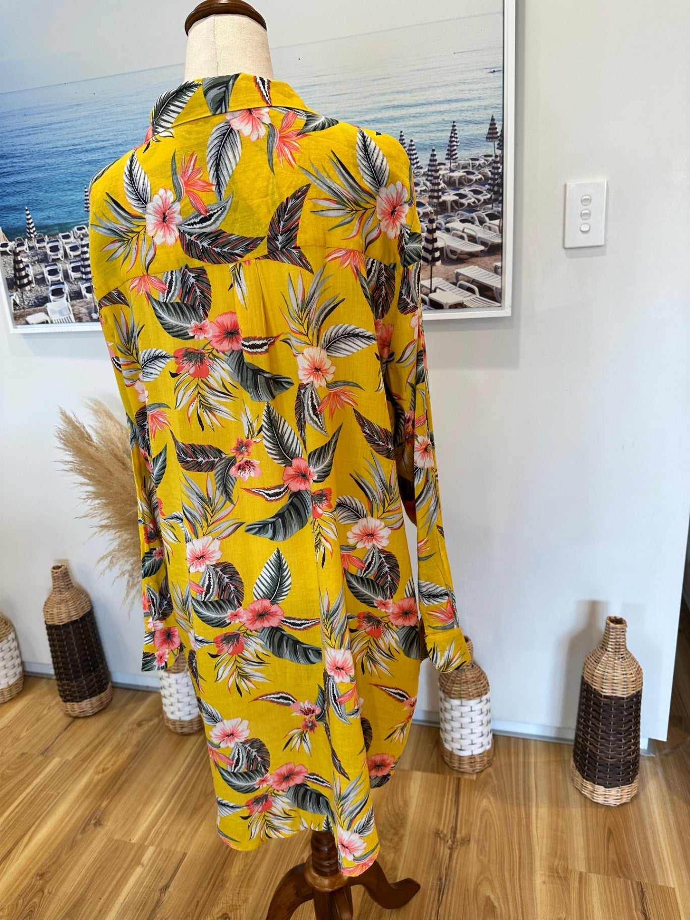 [SALE] Pagani Tropical Longline Shirt - Size 16