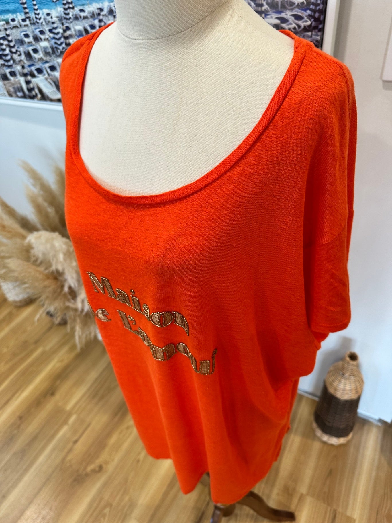 Seed - Top - Extra Large - Orange [New without tags]