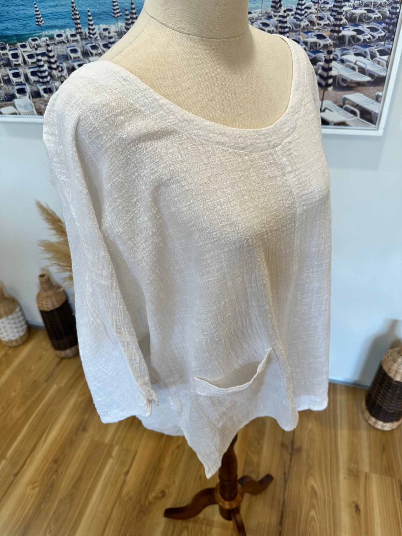 [SALE] Soeur - Crop Top - Size Large - White