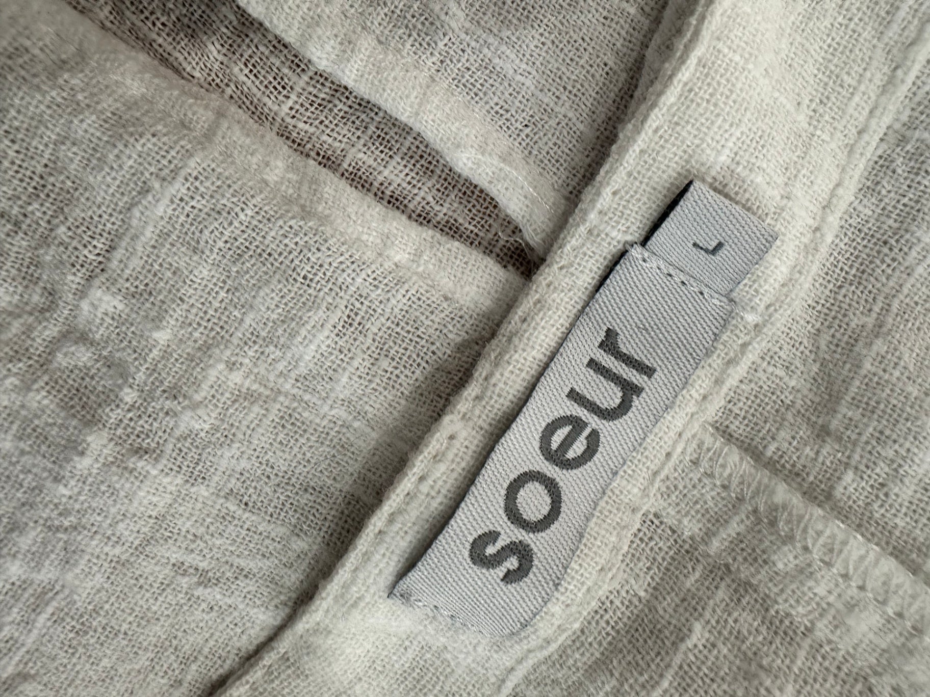 [SALE] Soeur - Crop Top - Size Large - White