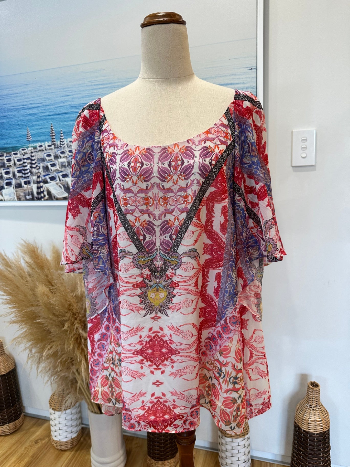 City Chic - Bohemian Blouse - Size 18 - [New without tags]