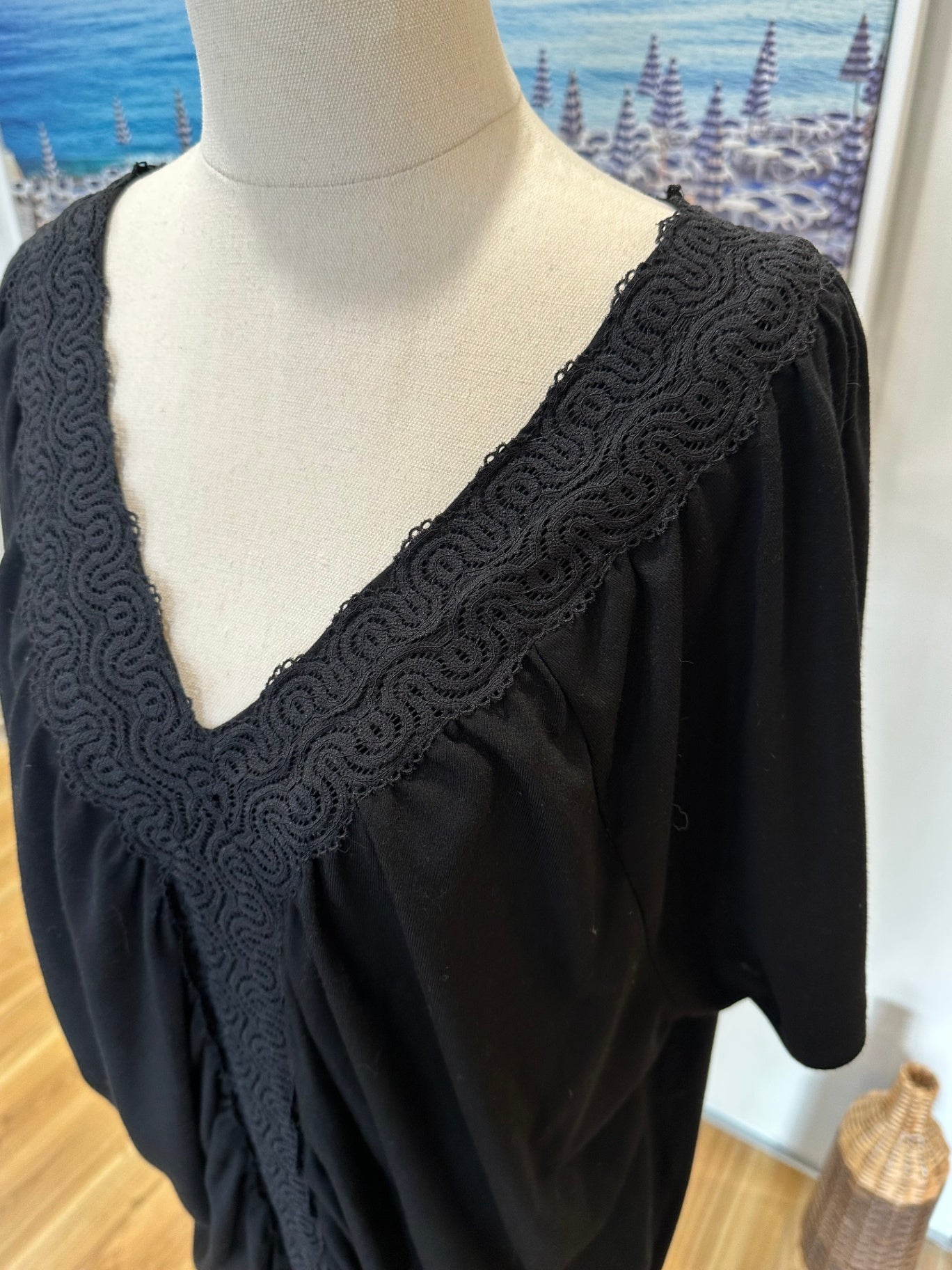 [SALE] Wild Child - T-Shirt with Embellishments - 3XL - Black