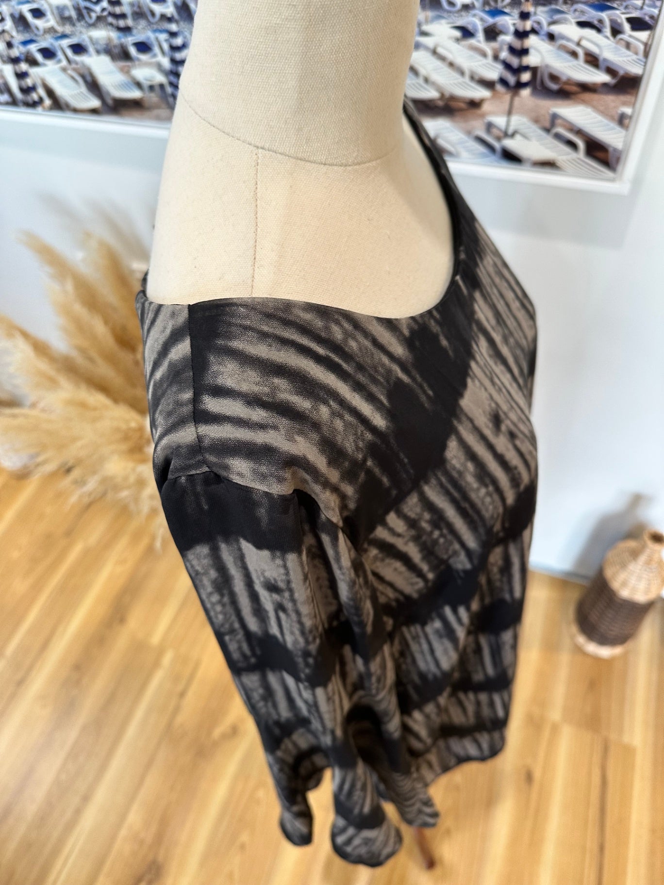 [SALE] Halo & Hazard - Dress - Large - Black and Beige