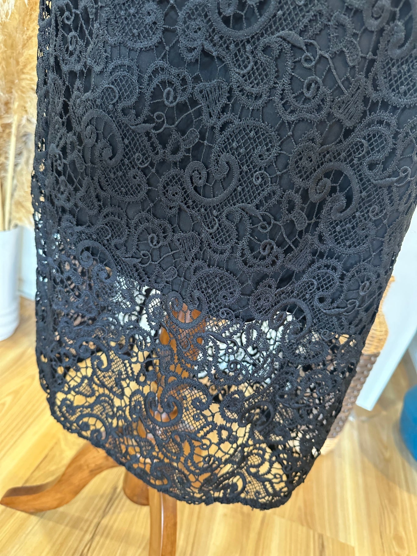 [SALE] Max - Midi Skirt - Size 10 - Black Lace