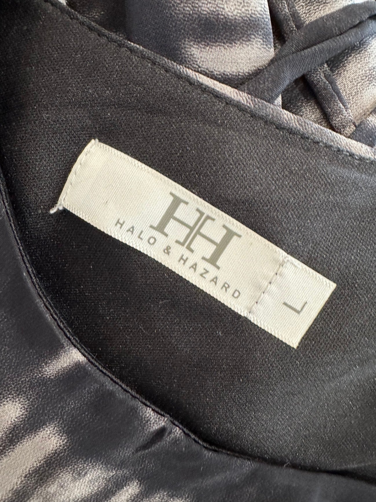 [SALE] Halo & Hazard - Dress - Large - Black and Beige