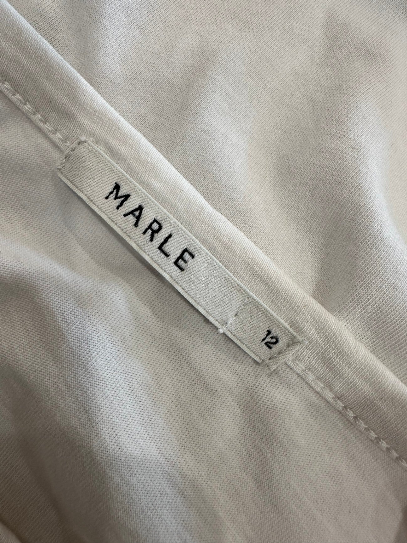 [SALE] Marle - Longsleeve Top - Size 12 - White - 100% Organic Cotton