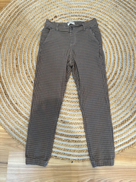 Monaco Jeans - Pants - Size 12 - Brown and black checkered