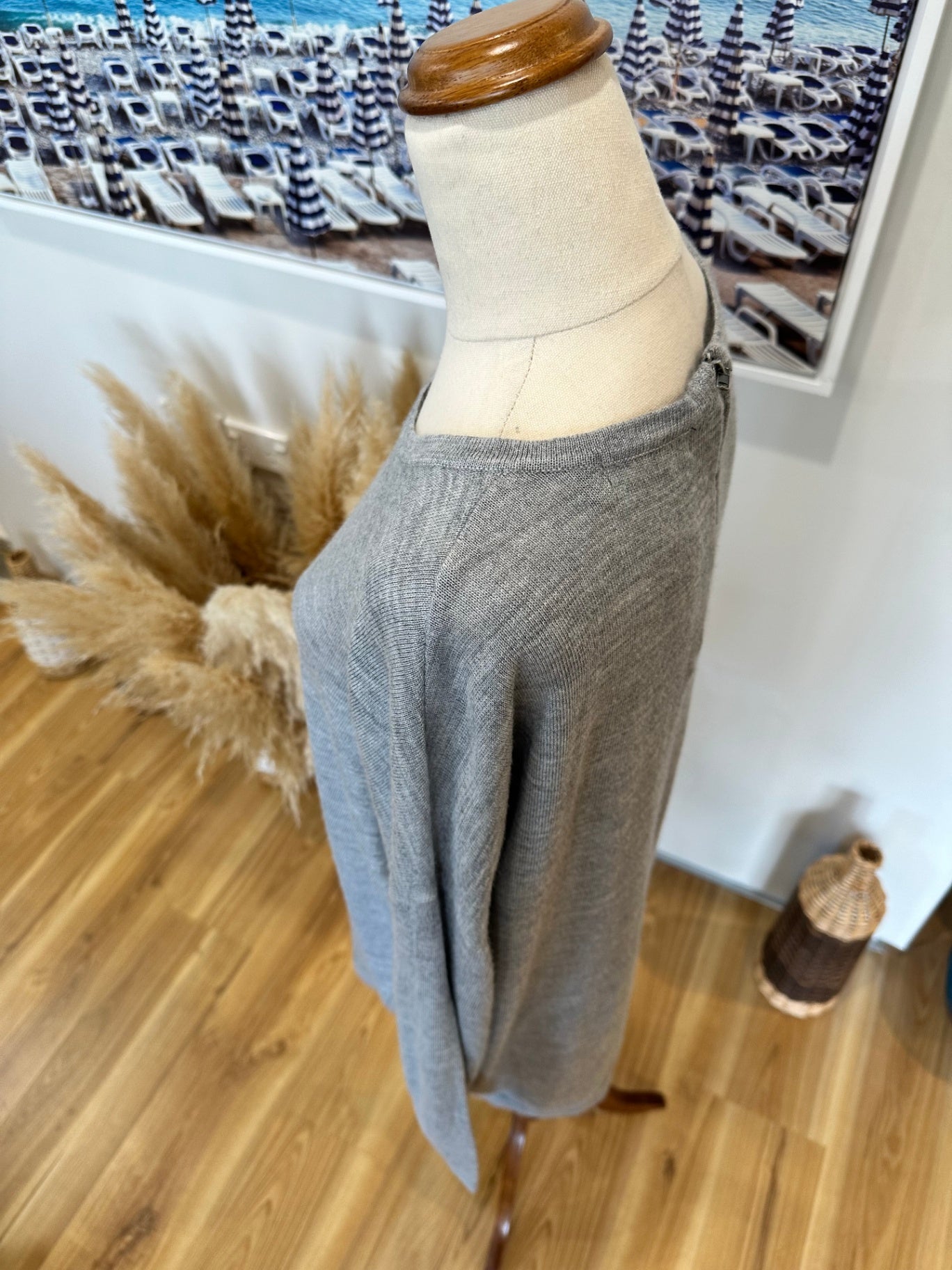 [SALE] Glassons - Lightweight Jumper - Small - Grey - 50% Wool