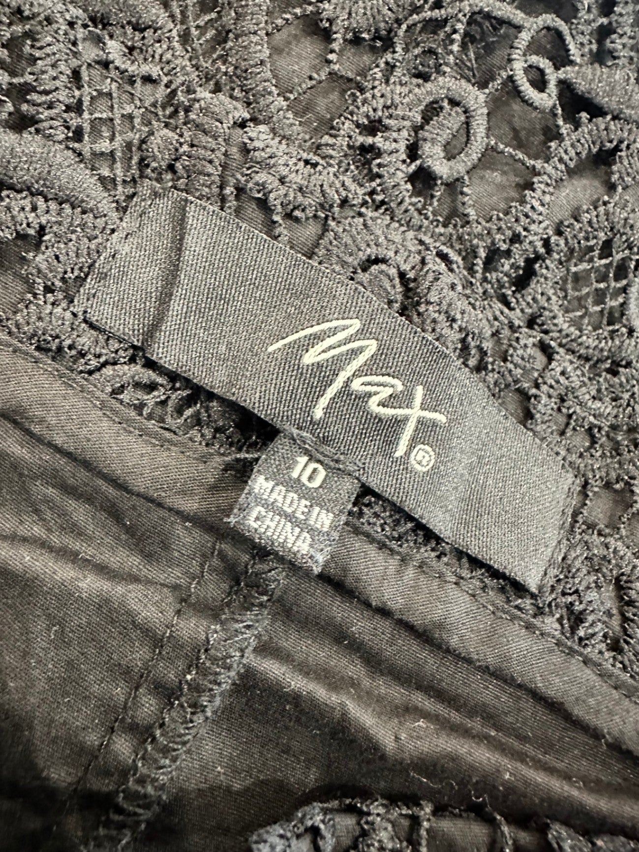 [SALE] Max - Midi Skirt - Size 10 - Black Lace