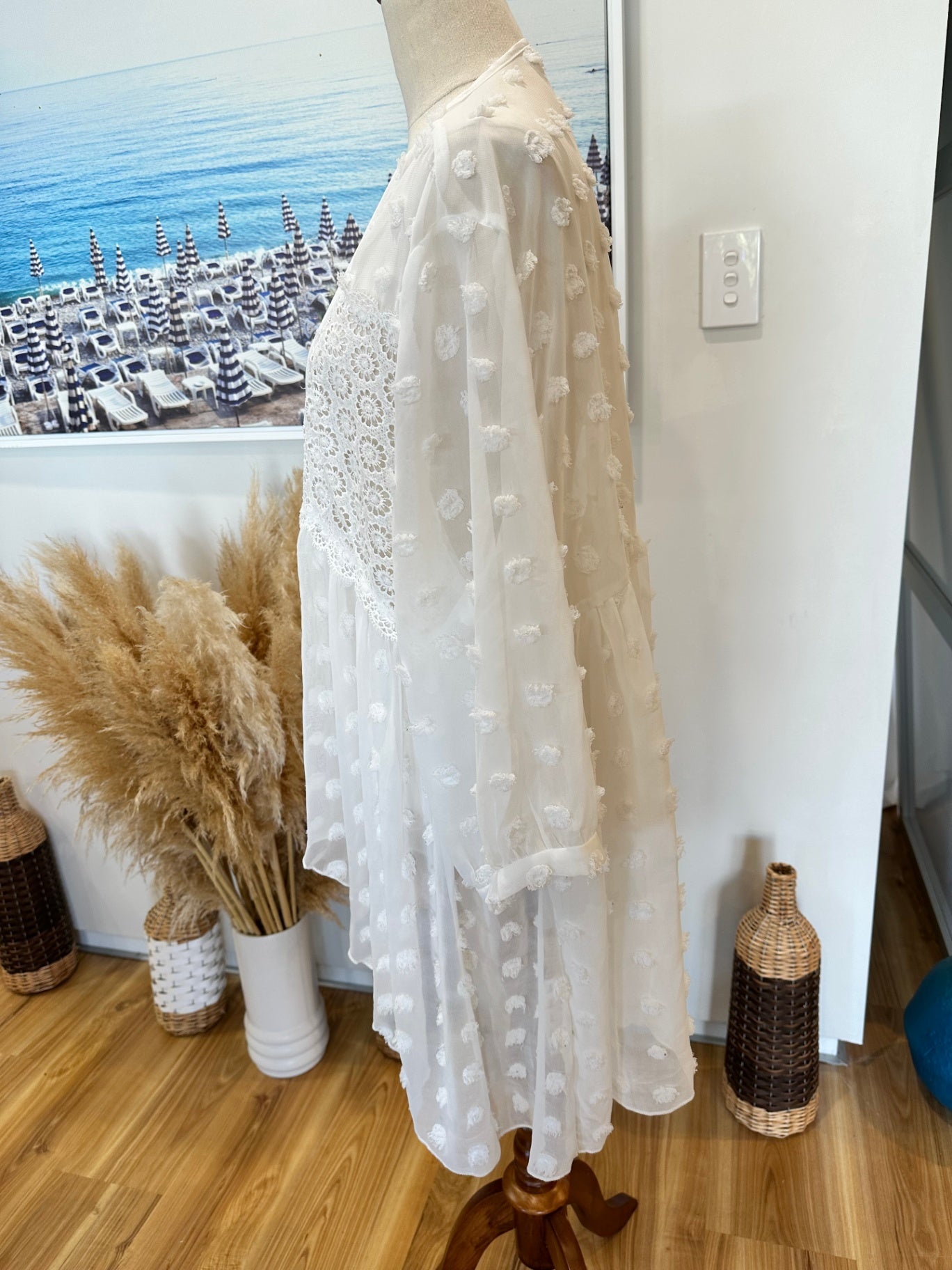 Bohemian Kimono - One Size - White
