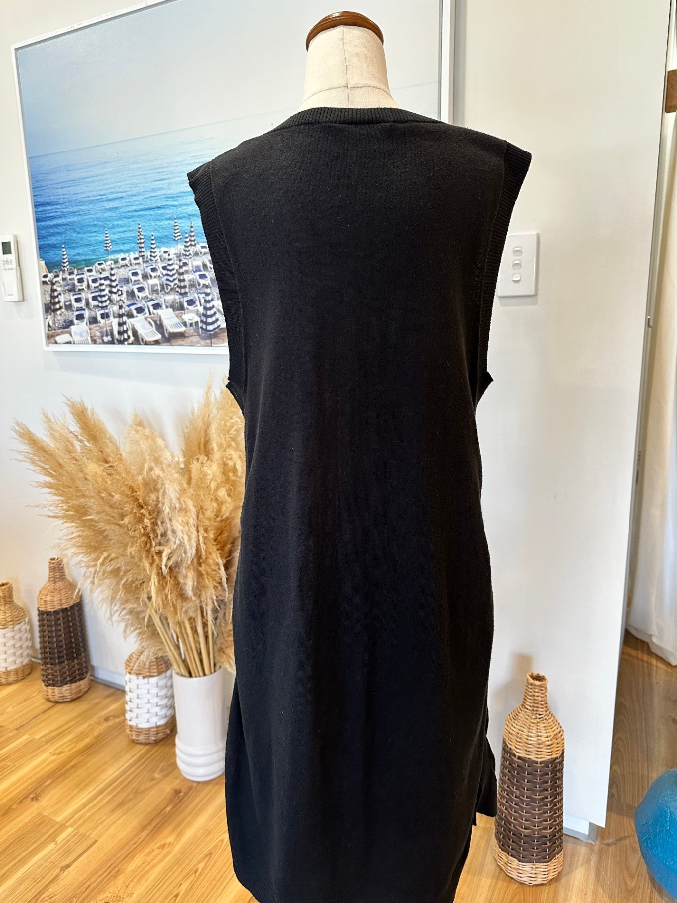 Alchemy - Dress - Size Large - Black - 60% Organic Cotton