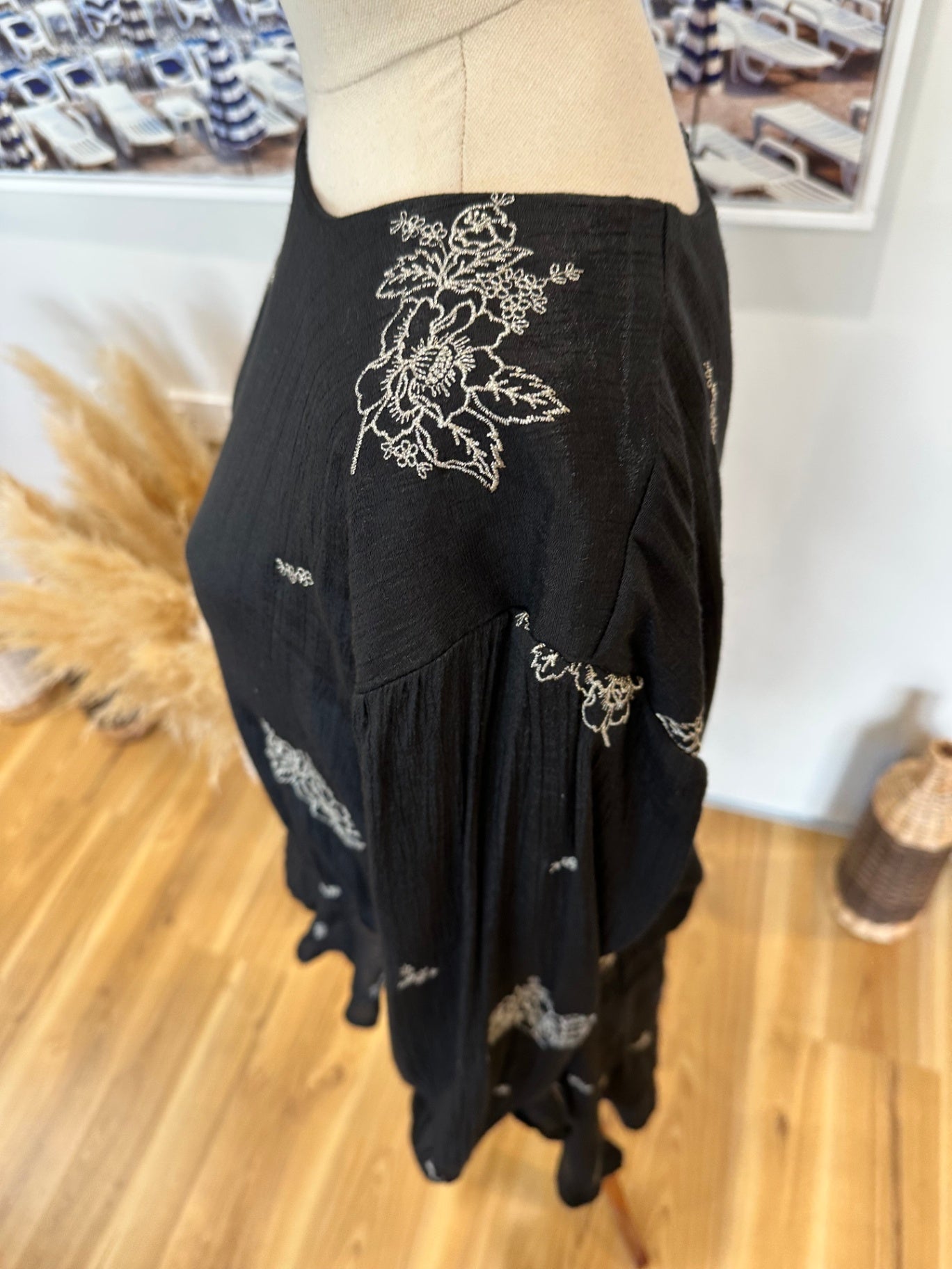 [SALE] Three of Something - Longsleeve Blouse - Large - Black