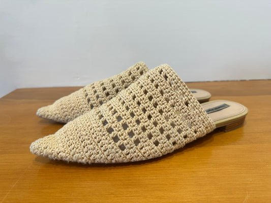 Country Road - Slip on shoes - Crochet - Beige - Size EU 42