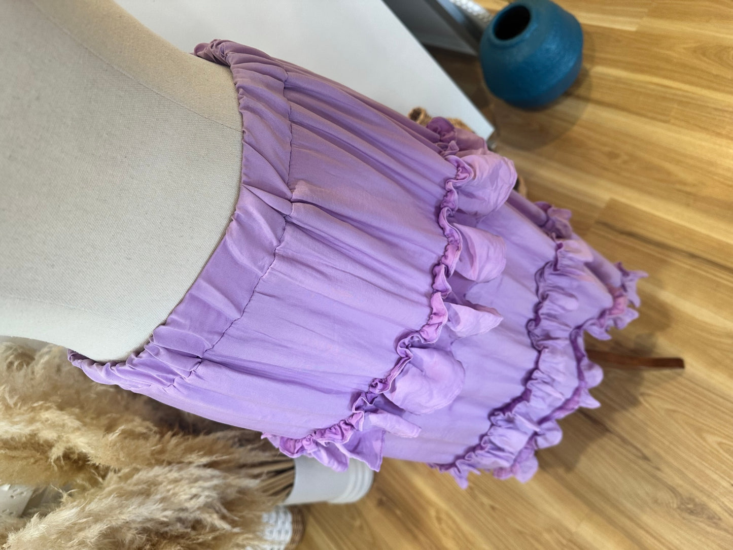 Lavender Midi Skirt - Large 