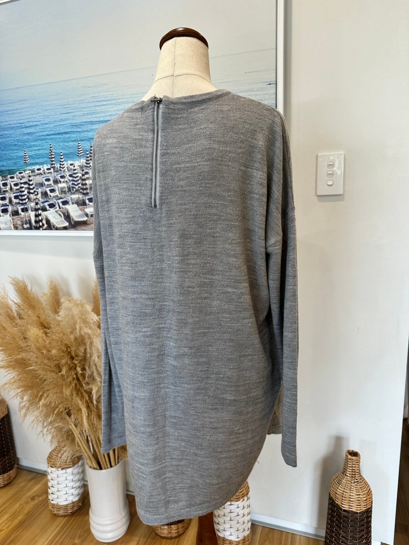 [SALE] Glassons - Lightweight Jumper - Small - Grey - 50% Wool