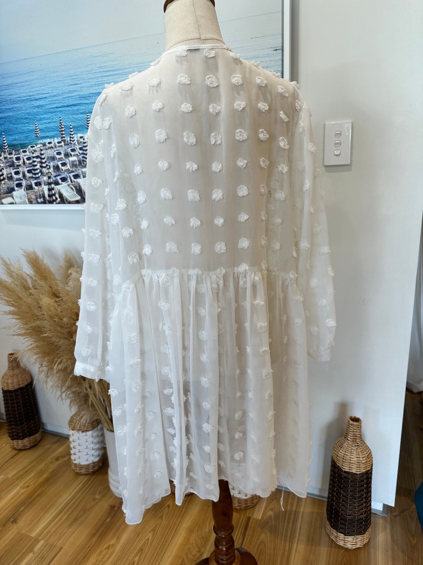 Bohemian Kimono - One Size - White