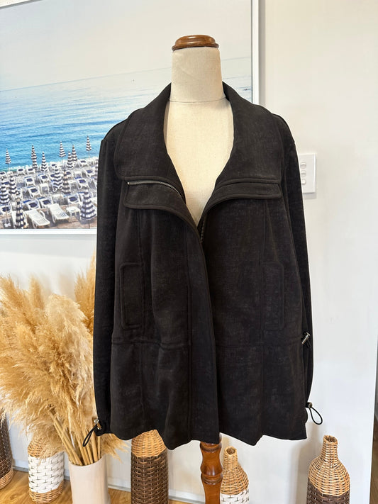 Gordon Smith - Zip Up Lightweight Jacket - Size 14 - Black