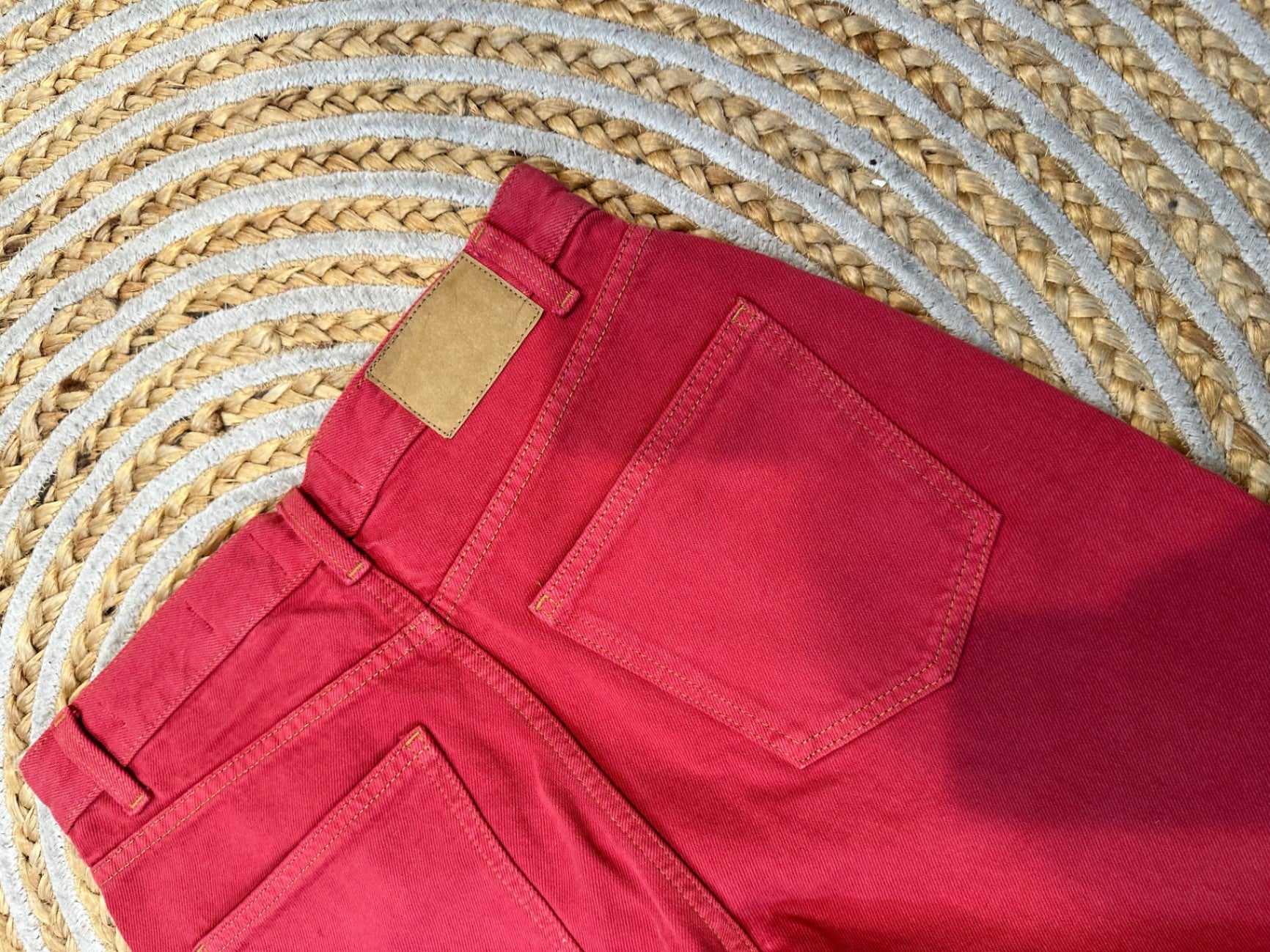 Cotton On - Wide Leg Jeans - Size 10 - Red