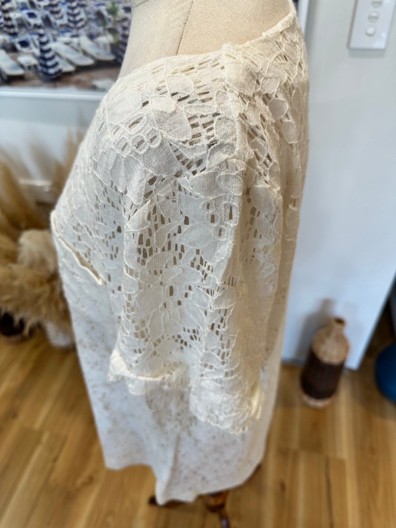 Table Eight - Lace Top - Extra Large - White