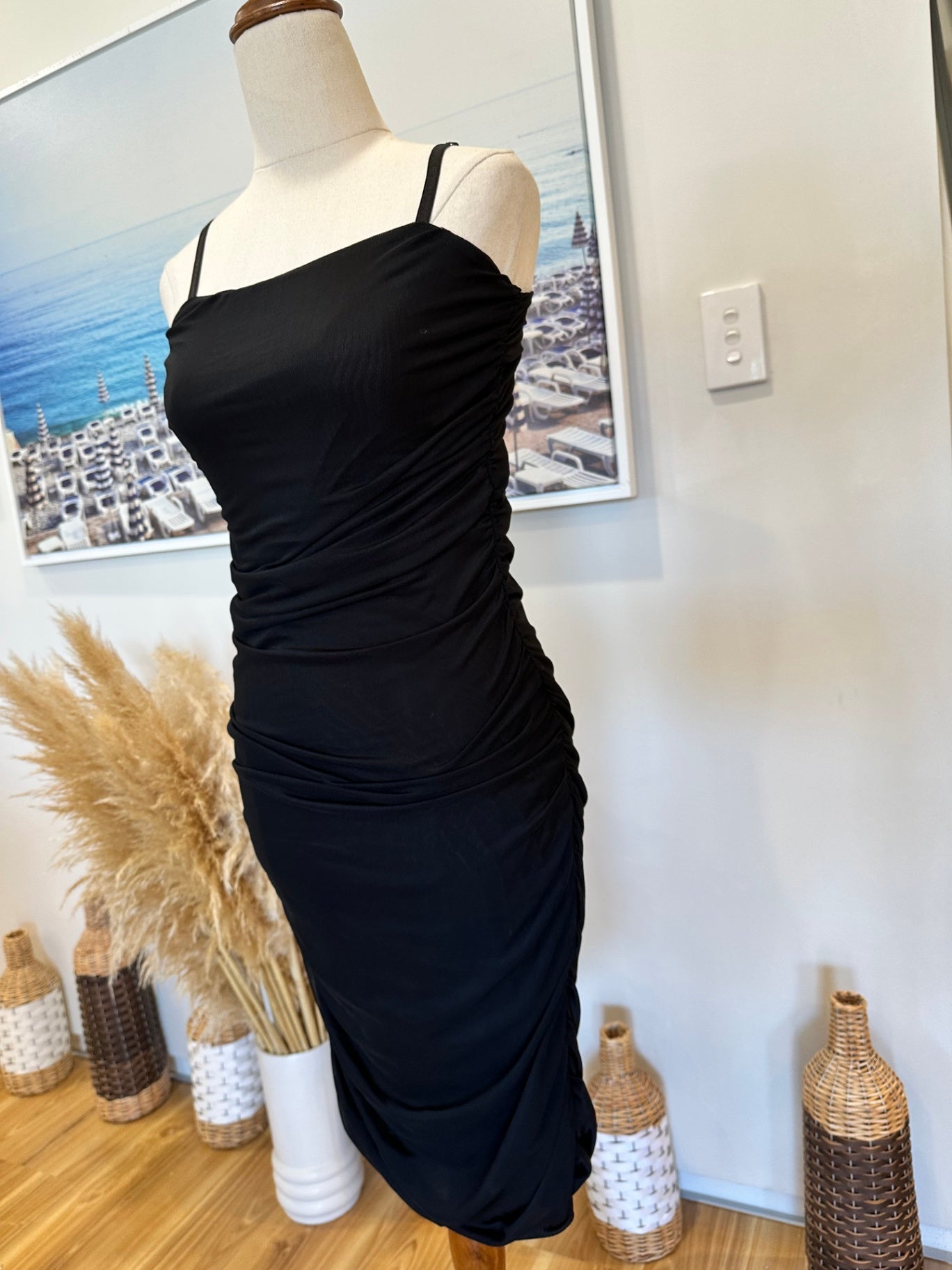 Zara - Body Con / Little Black Dress - Small / Medium 