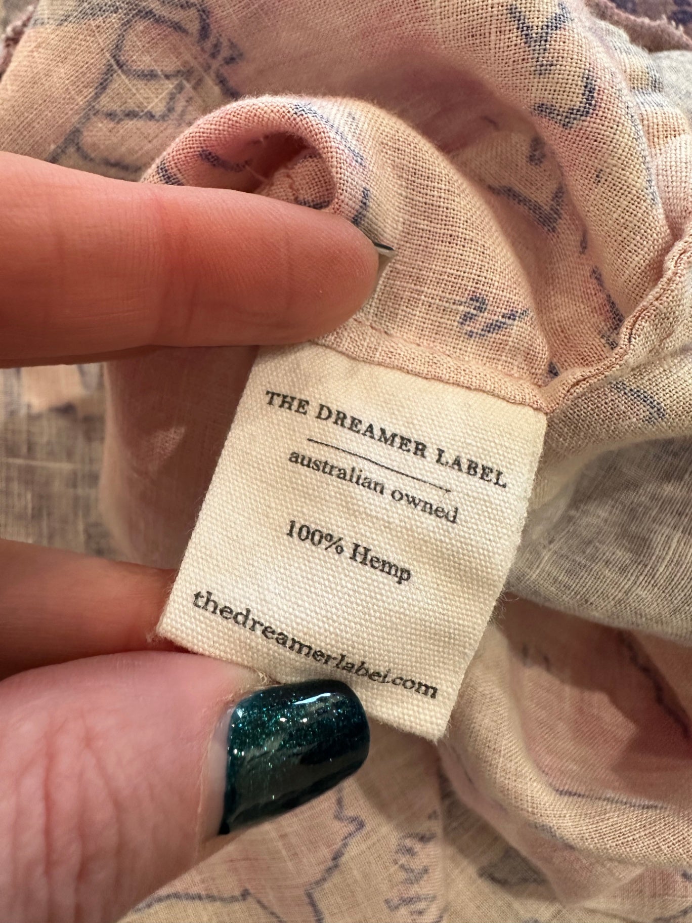[SALE] The Dreamer Label - Dress - Size 0 or Small - 100% Hemp