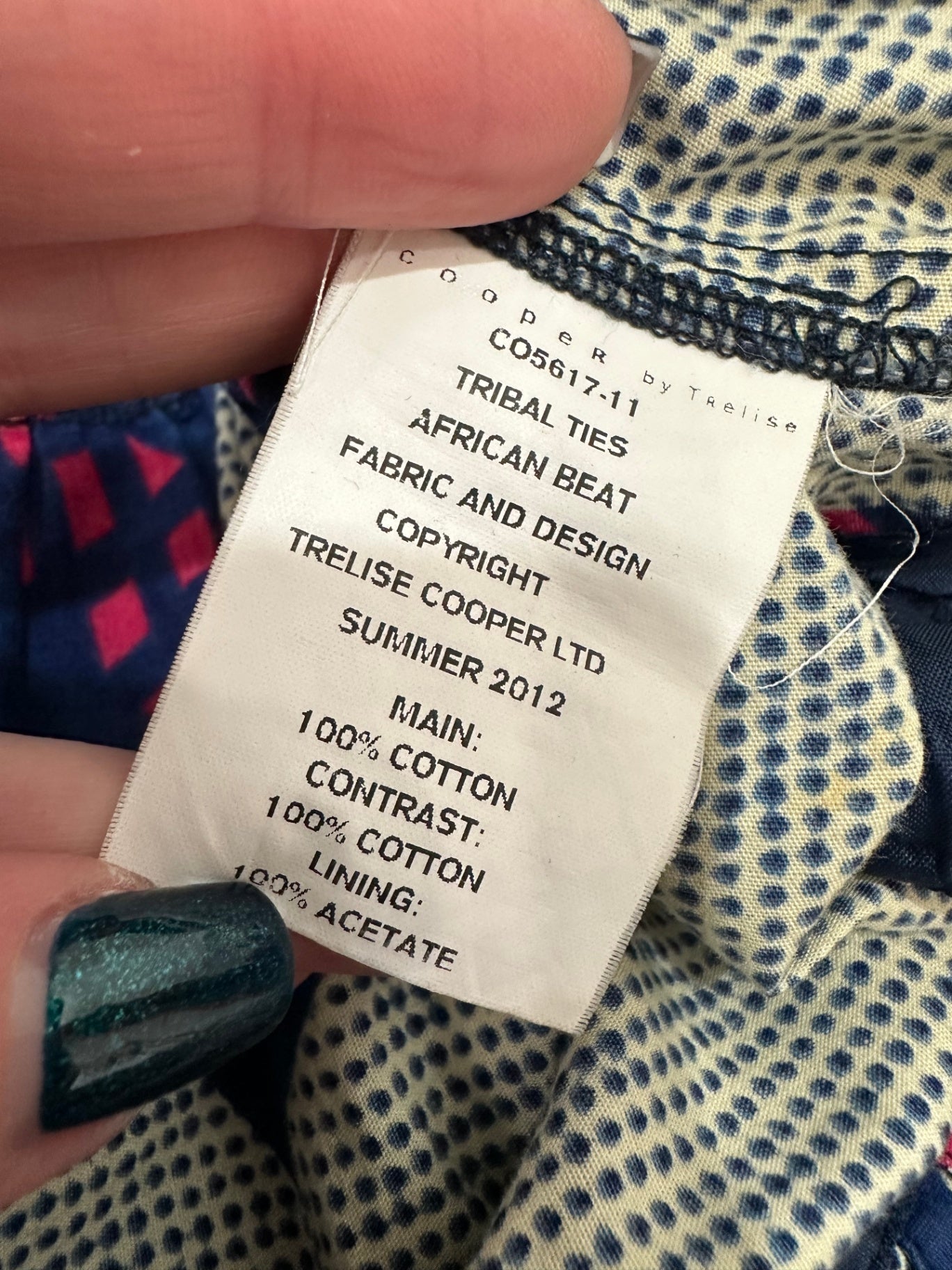 [SALE] Trelise Cooper - Summer Dress - Size 12 - Tribal Ties + African Beat