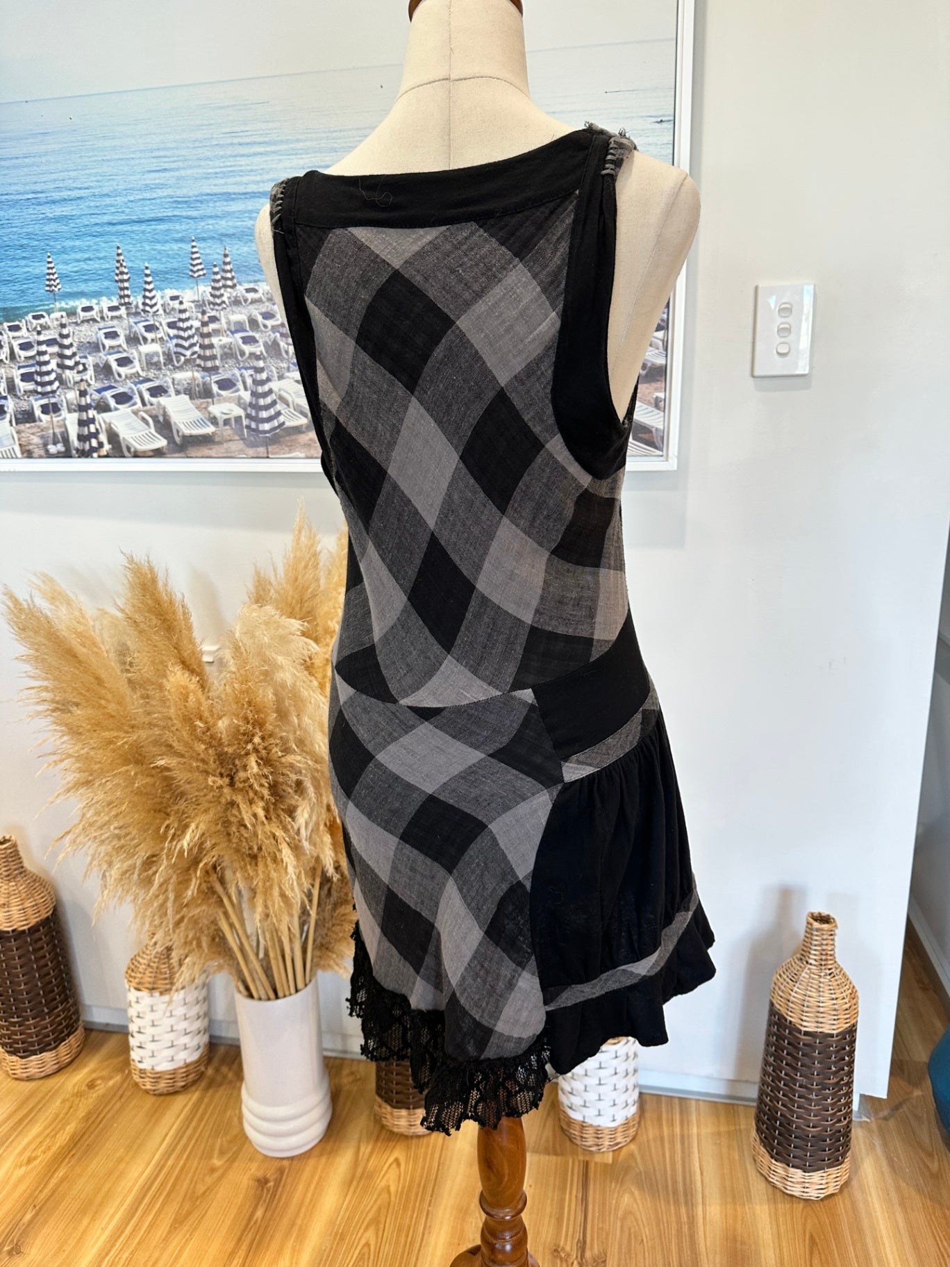 [SALE] Boo Radley - Dress - Size Small - Black and grey