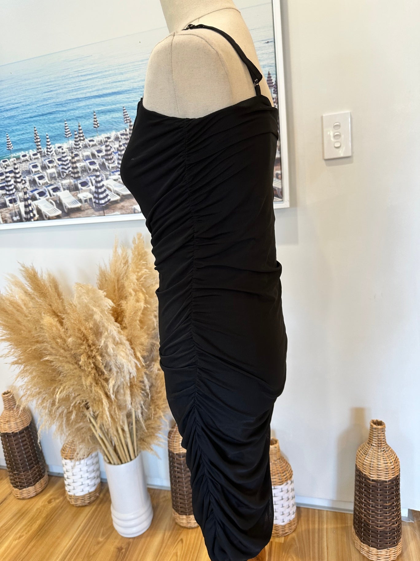 Zara - Body Con / Little Black Dress - Small / Medium 