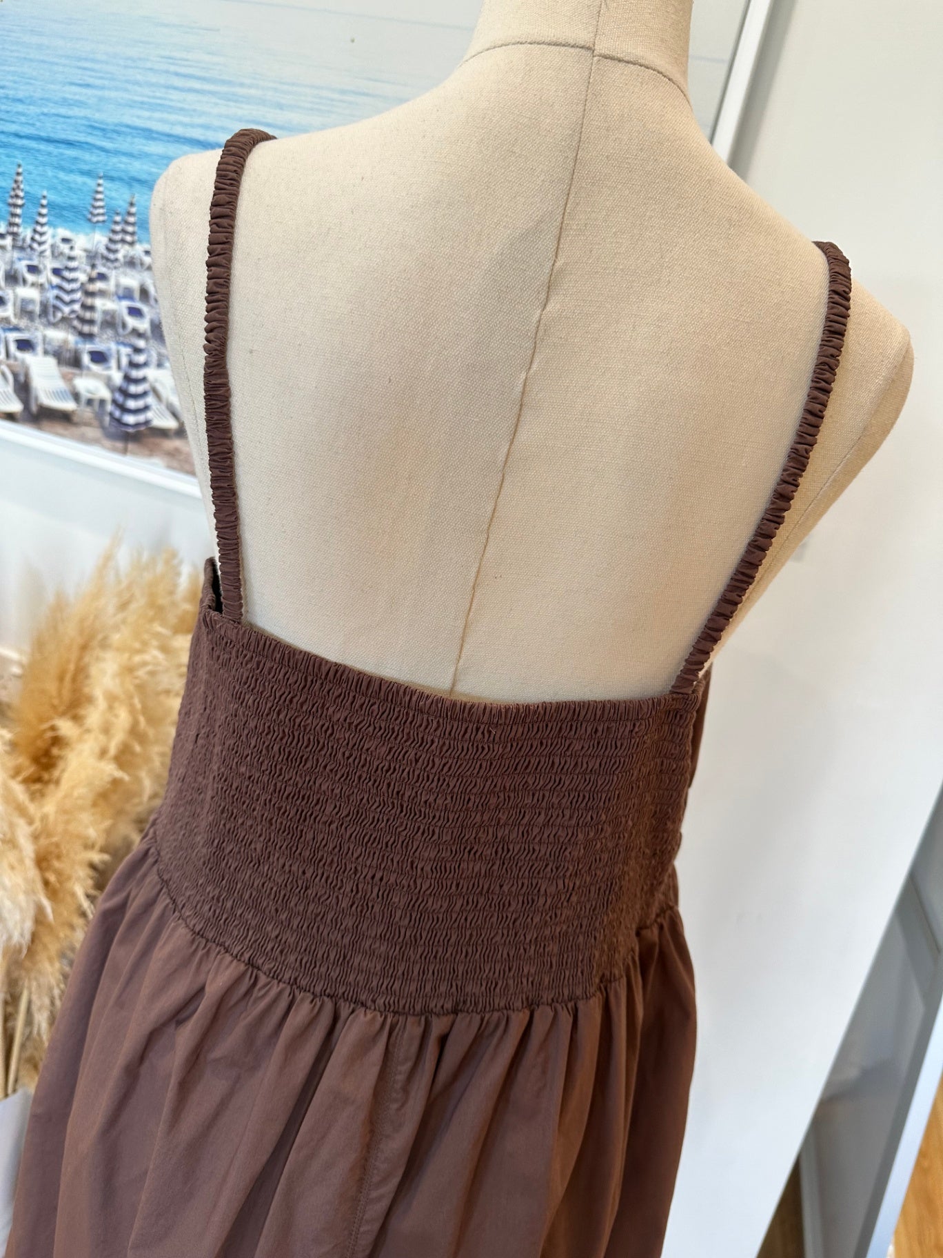 Mineral - Summer Dress - Size 20 - Brown