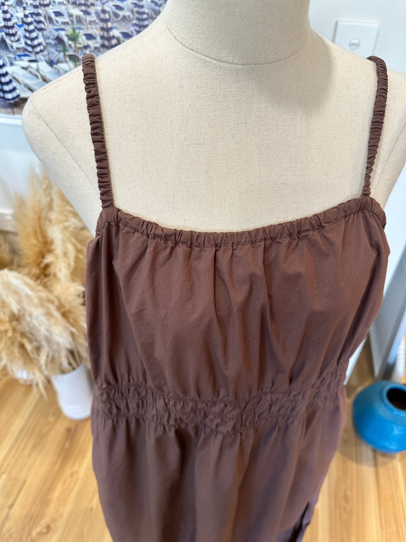 Mineral - Summer Dress - Size 20 - Brown