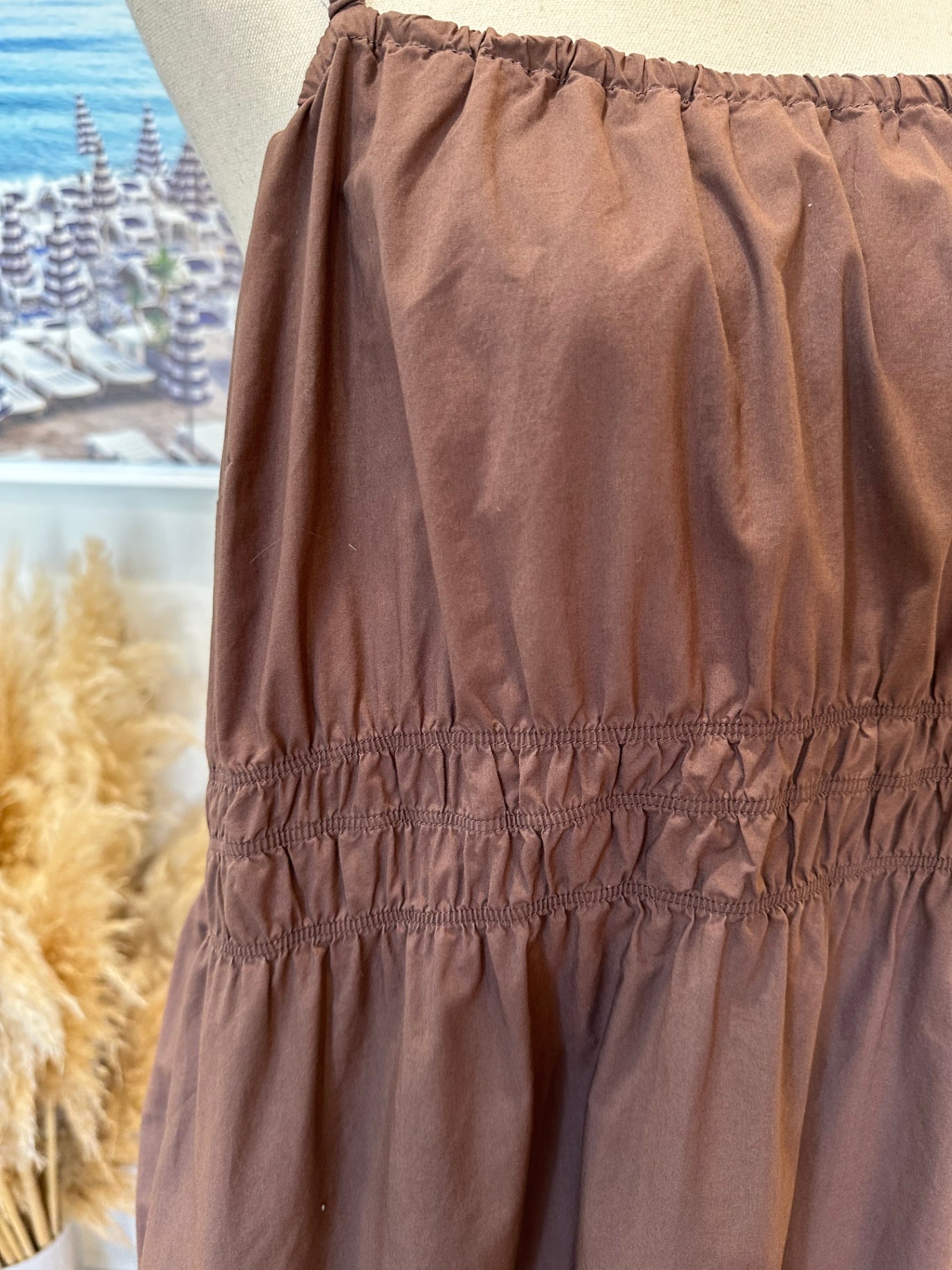 Mineral - Summer Dress - Size 20 - Brown