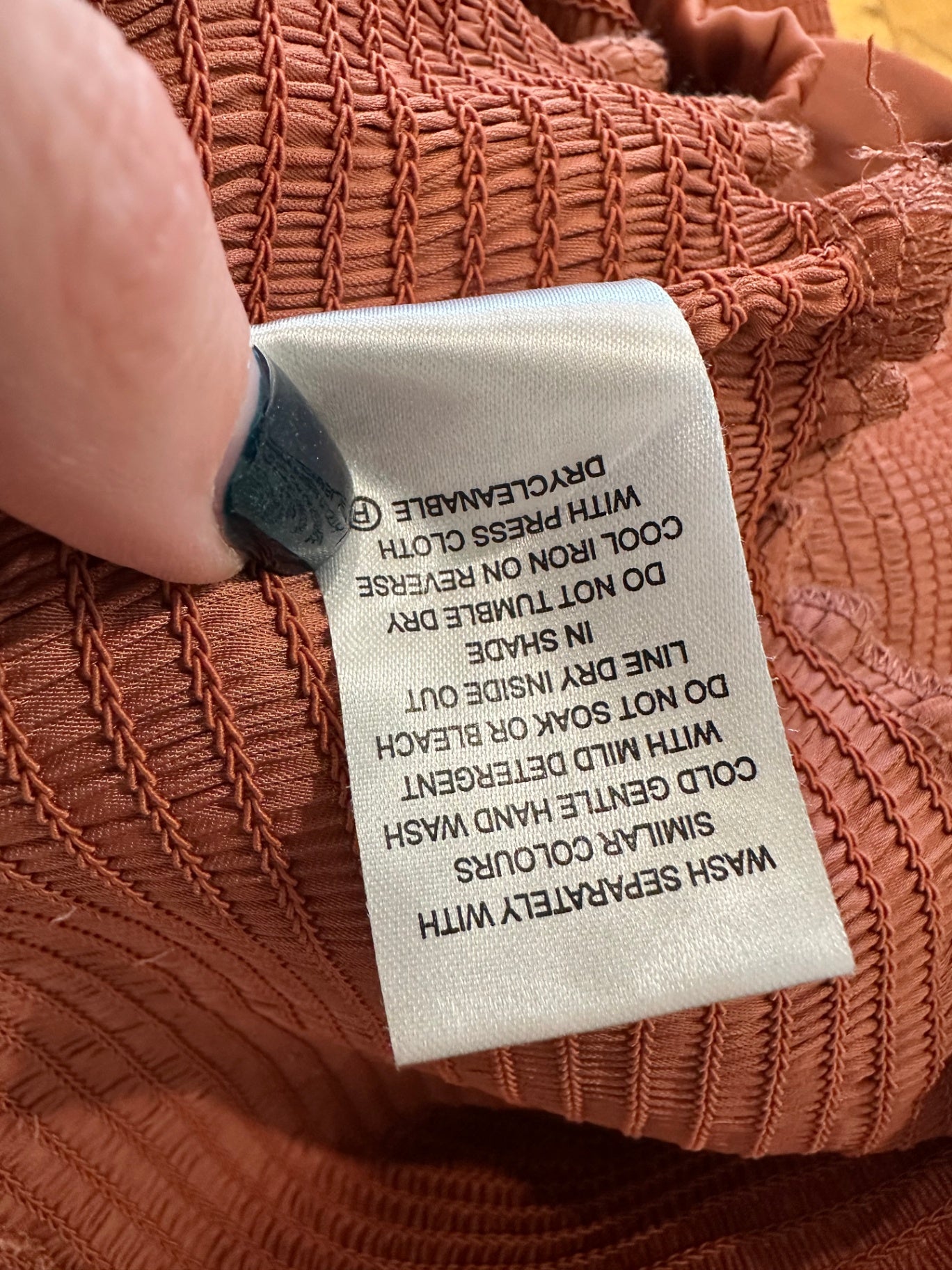 [SALE] Max - Sleeveless Blouse - Small / Medium - Terracotta