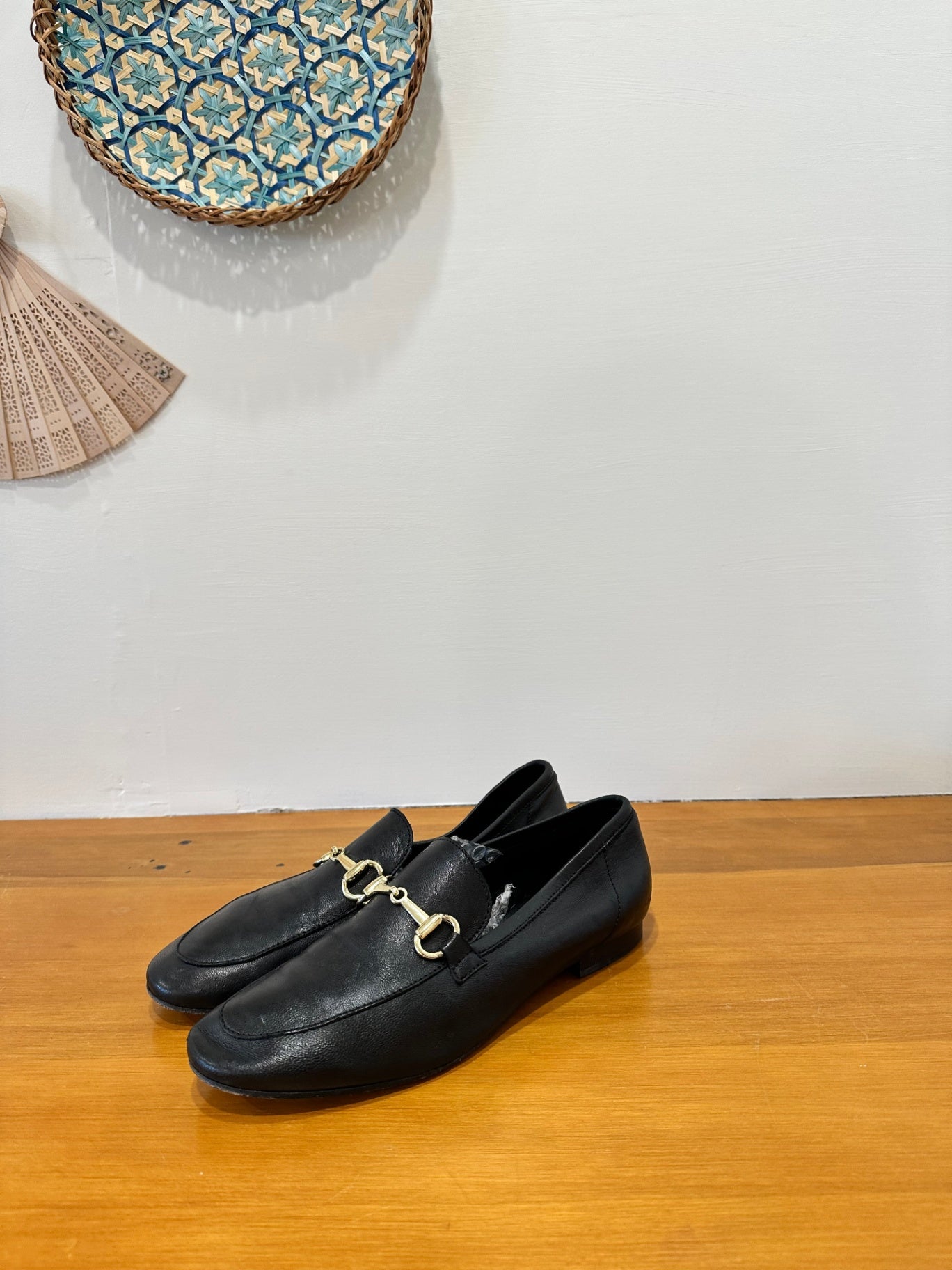 Kathryn Wilson - Black Leather Loafers - Size 39 