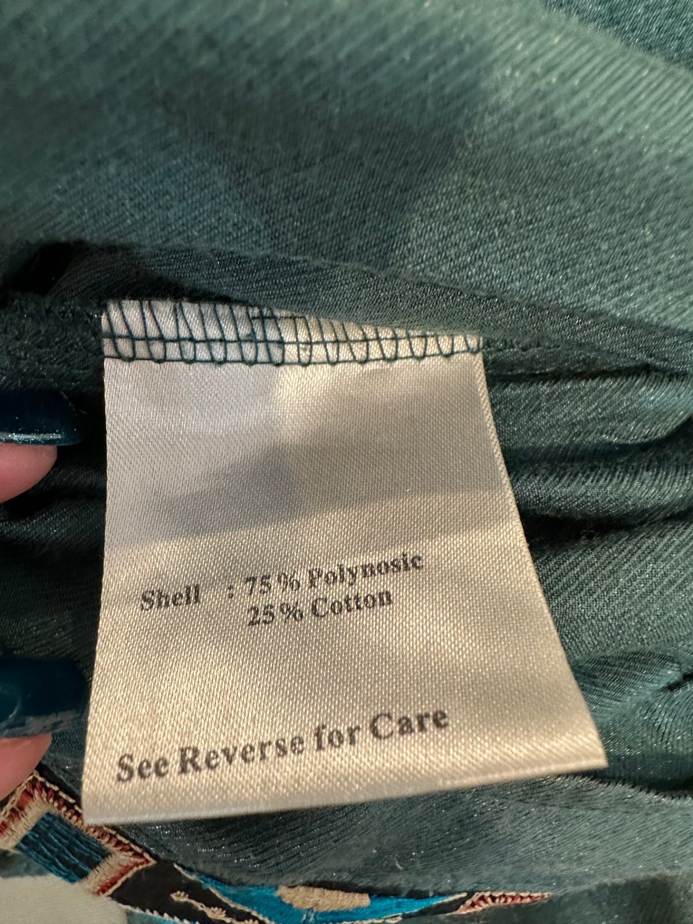 On Stage - Pants - Size 10 - Green with embroidered Waistline